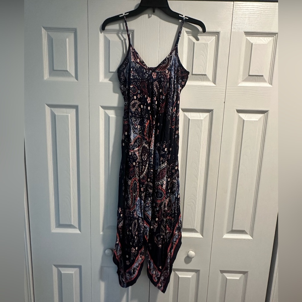 Ana blue/orange dress